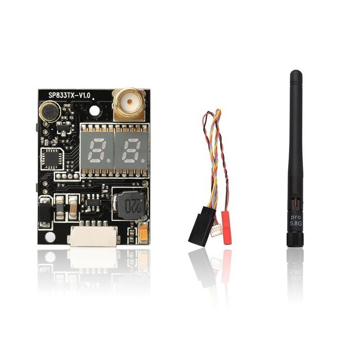 AKK 5.8G Double Screen Display 600mW FPV Audio Video Transmitter for 2000M Range N2