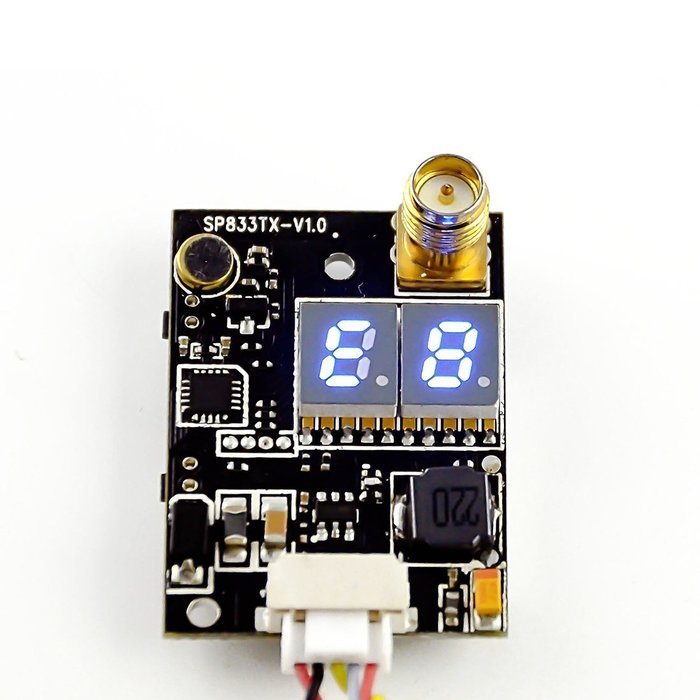 AKK 5.8G Double Screen Display 600mW FPV Audio Video Transmitter for 2000M Range N6