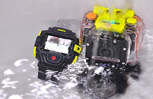 Full HD Action Camera 'Eyeshot' with Wi-Fi and Watch Remote Control - 1920x1080p, Panasonic Sensor, Ultra Wide... N10