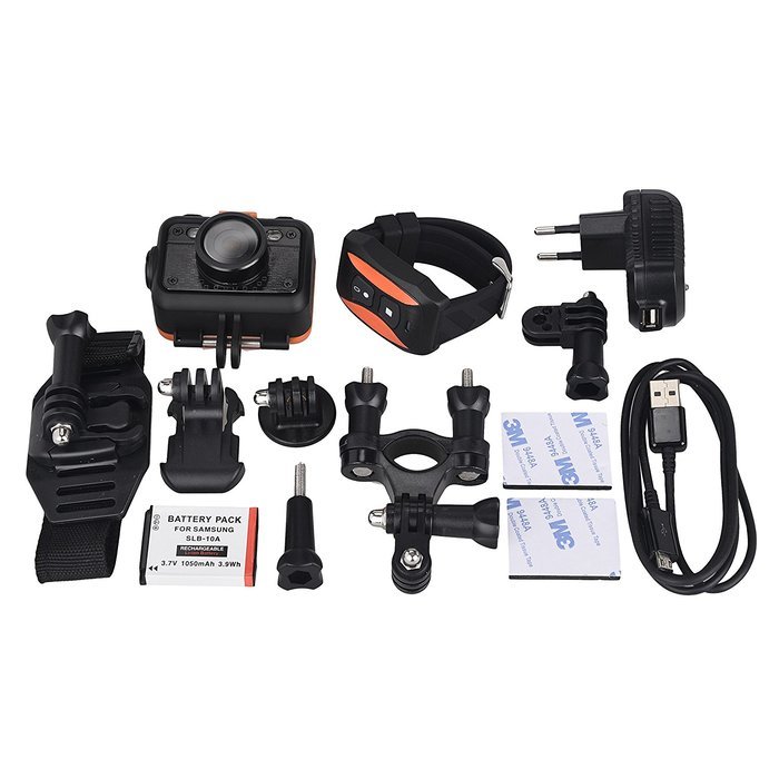 F100 WIFI Action Camera 5.0MP Full HD 1080P 60M Waterproof Sports DV Helmet Cycling N6