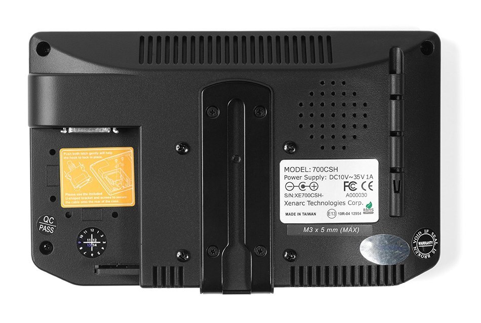 Xenarc 700CSH 7" Capacitive Touchscreen LED LCD Monitor HDMI, DVI, VGA N4