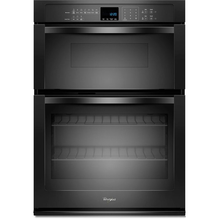 Whirlpool WOC54EC7AB 27" Black Electric Combination Wall Oven