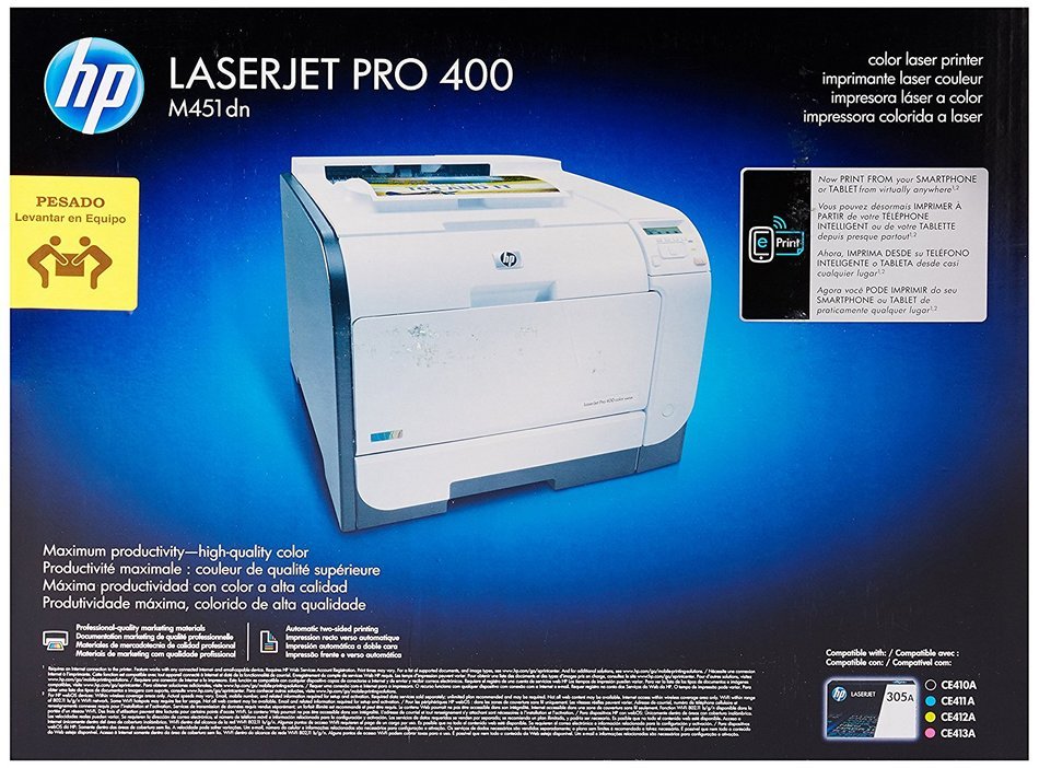 HP Laserjet Pro M451dn Color Printer (Discontinued By Manufacturer) N2