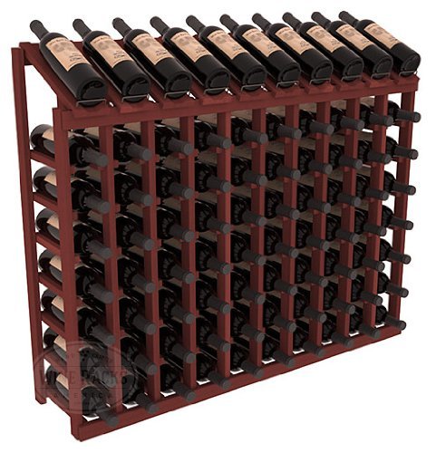 Wine Racks America Redwood 10 Column 8 Row Display Top Kit. 13 Stains to Choose From! N6