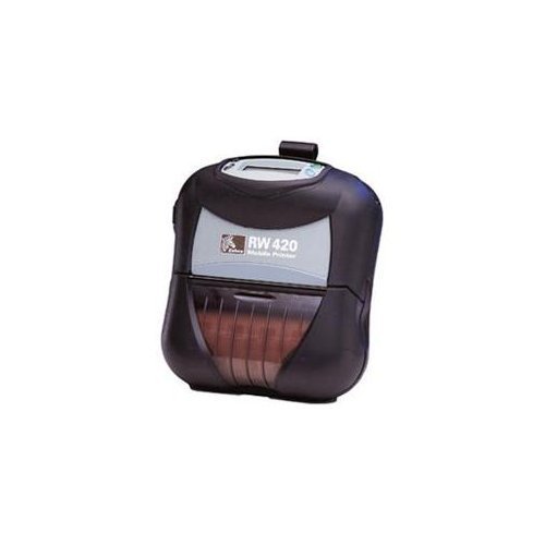 Zebra RW420 Network Thermal Label Printer 8MB/16MB BLUETOOTH - STD MEDIA - MCR - LCD - BELT CLIP