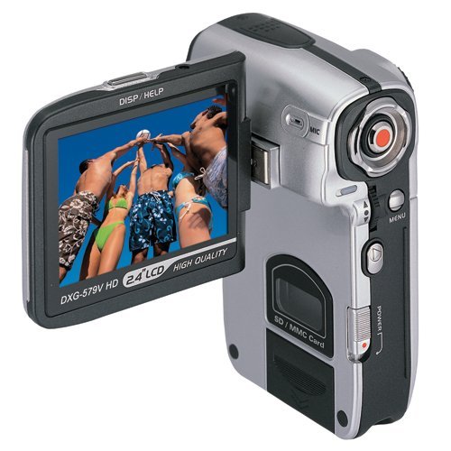 DXG 579V Hi-Def Pocket Camcorder (Silver) free image download