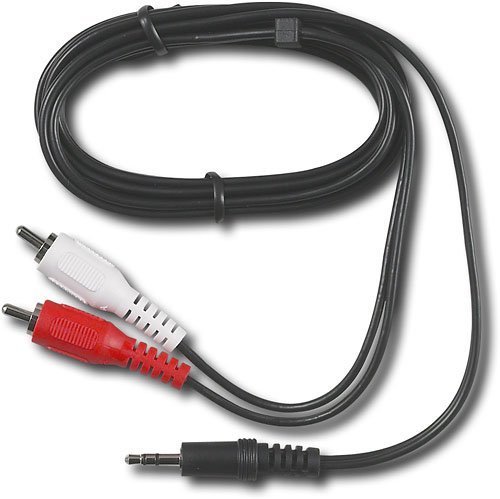Dynex 3.5 mm Mini to RCA Stereo Audio Cable - 6-Feet - 1.8 M N5
