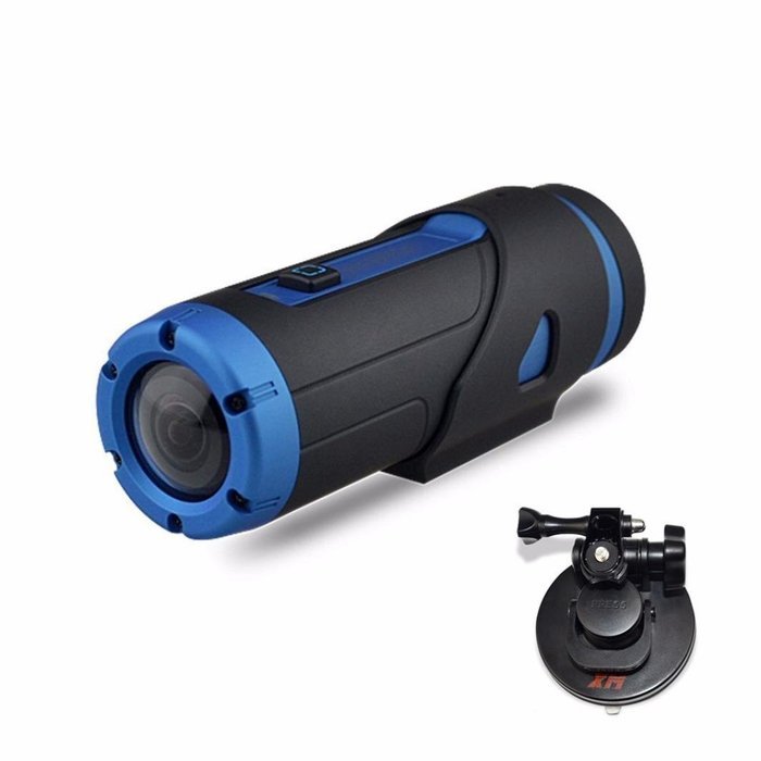 Boddenly Warrior Full HD 1080P WiFi Wireless remote controller G-sensor Sports Action Camera (Suction Cup included) N2