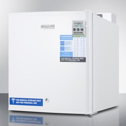 AccuCold FFAR24LMEDDT 18" Medically Approved Compact Refrigerator with 1.7 cu. ft. Capacity Front-Mounted Lock...