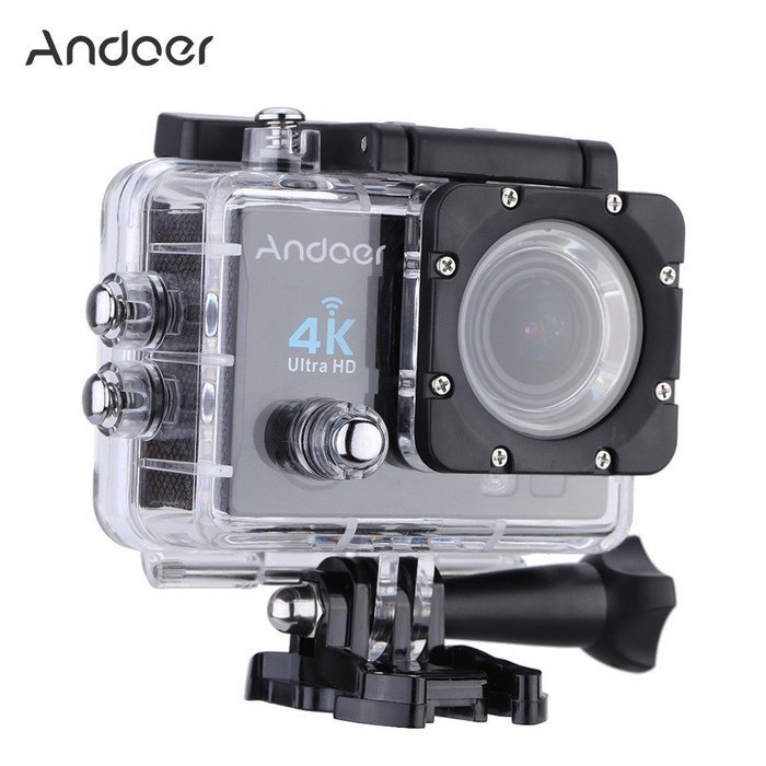 Andoer&reg; Camera 2" Ultra-HD LCD 4K 25FPS Full HD 1080P 60FPS Action Video camera Wifi Cam 16MP 170&deg; Wide-Angle... N25