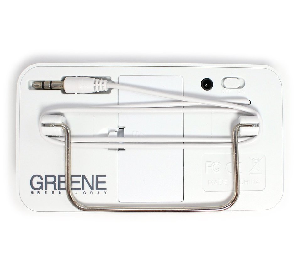 Greene + Gray Brand Personal Mobile Stereo Speaker Boombox Design, Pink N3