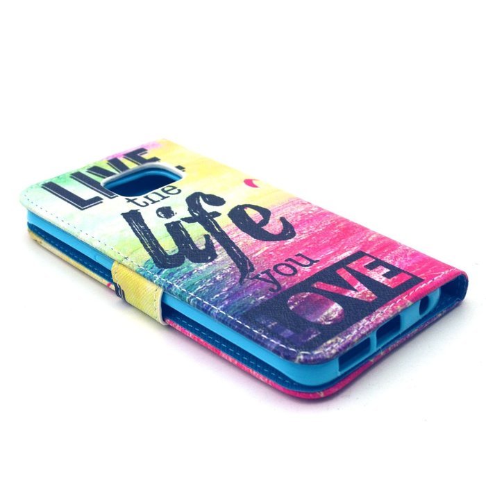 Galaxy S6 Edge Case, Firefish Folio Flip Premium PU Leather Lovely ...