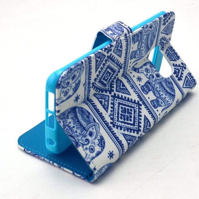Galaxy S6 Edge Case, Firefish Folio Flip Premium PU Leather Lovely Wallet Shell [Scratch-resistant][Kickstand]... N17