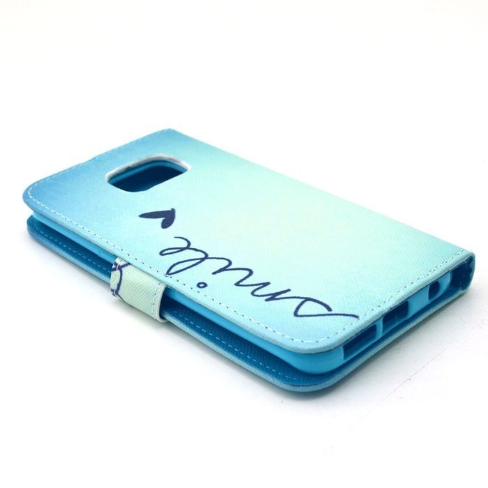 Galaxy S6 Edge Case, Firefish Folio Flip Premium PU Leather Lovely Wallet Shell [Scratch-resistant][Kickstand]... N24