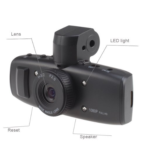 GS1000 FULL HD 1080P 1.5" LCD Display 5MP Car Cam Recorder DVR With GPS Gsensor Google Map, Extend to 32GB TF... N4