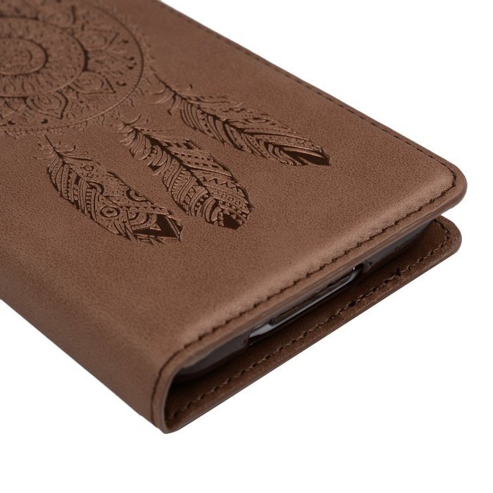 Galaxy S5 Case, YOKIRIN Printed Dream Catcher & Campanula Design [Wrist Strap] Flip Folio... N22