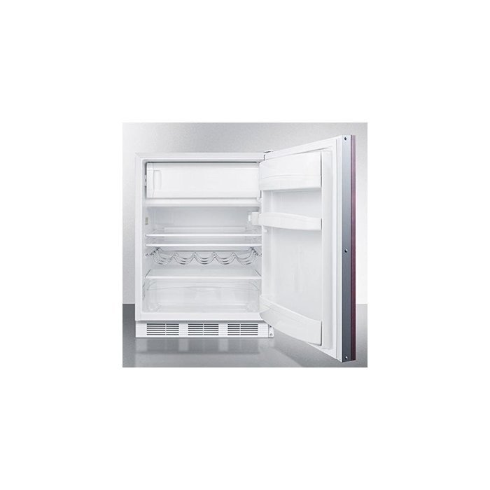 SUMMIT Built-In Undercounter Residential Use Refrigerator-Freezer - Wh N4