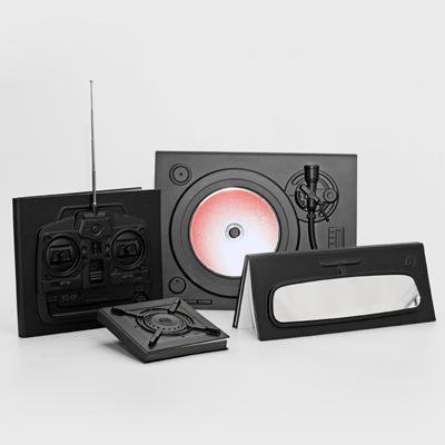 Black Turntable Notebooks by Megawing N3