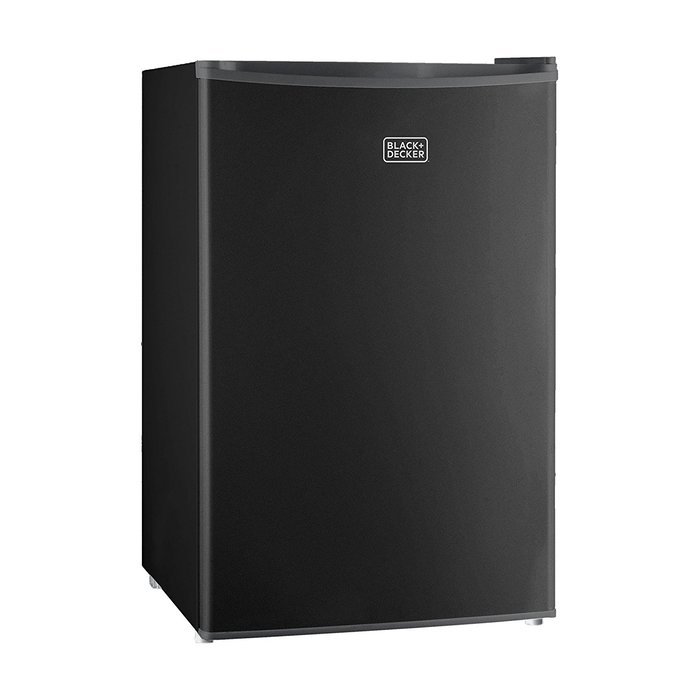 BLACK+DECKER BCRK43B 4.3 Cu. Ft. Energy Star Refrigerator with Freezer, Black