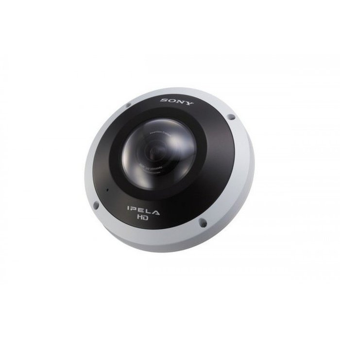 360&deg;, 5 Megapixel IP camera, micro SD card slot (up to 32GB), ImmerVision Panamorph lens, client side de-warping...