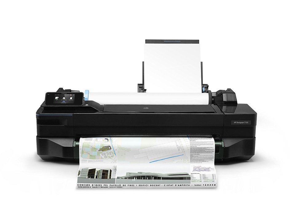 HEWCQ891A - HP Designjet T120 Wireless 24amp;quot; Wide Format Inkjet ePrinter N2