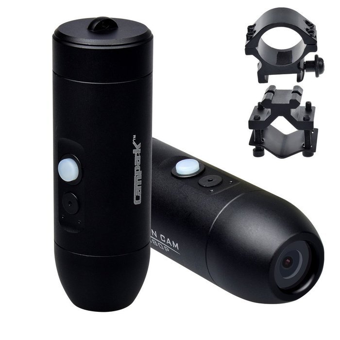 Campark&reg; Hunting Game Camera, Bullet Sports Action Camera,Full HD 1080P, All Metal Alloyed body, 3H Recording... N12