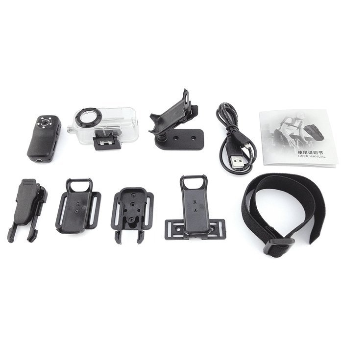 Toughsty&trade; 1920x1080P HD Mini Action Video Camera Outdoor Sports Waterproof Underwater Sound Activated DV Camcorder... N6