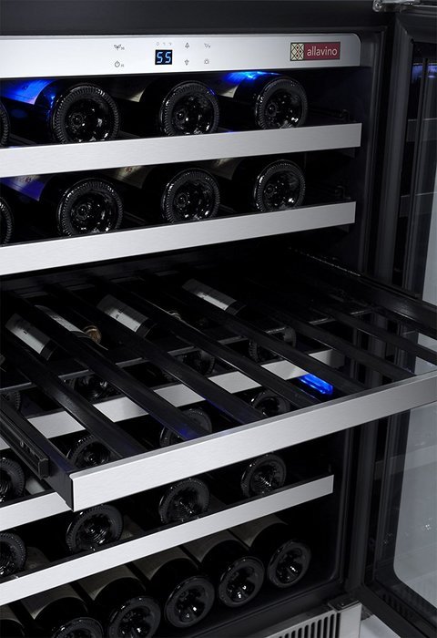 Reserva 55 Bottle Single Zone Freestanding Wine Refrigerator N6