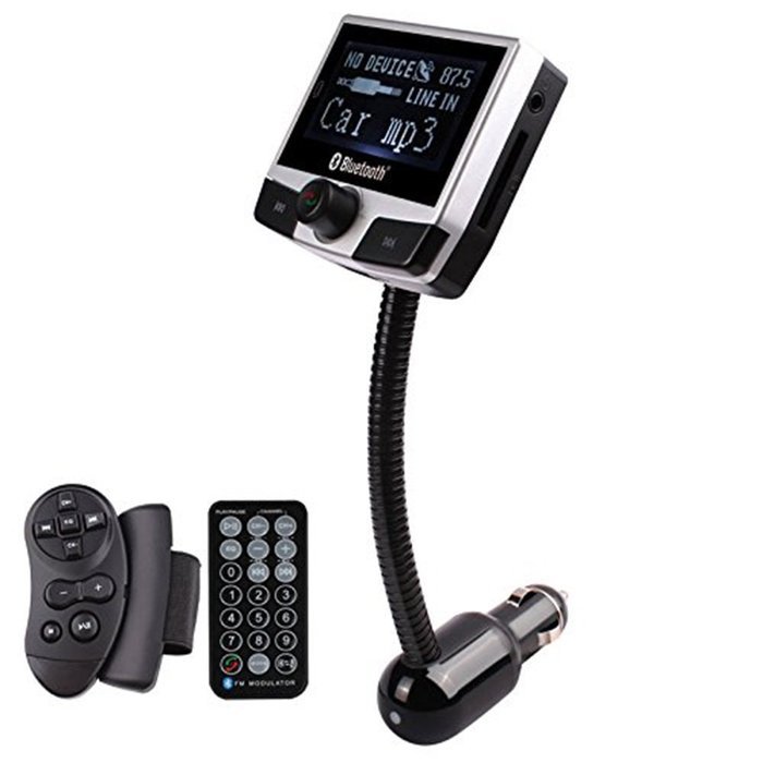 PowerLead Ckit PCK023 Wireless FM Transmitter, Stream Music for Car Stereo System for Smartphone, iPad/iPod, Tablet... N10