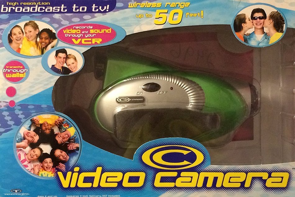 Green Video Camera High Resolution Broadcast to Tv Wireless Range up to 50 Feet