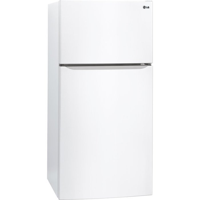 LG LTCS24223W 23.8 Cu. Ft. White Top Freezer Refrigerator - Energy Star N3
