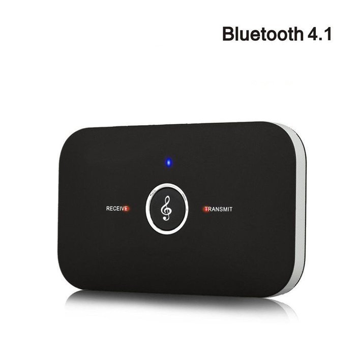 Bluetooth 4.1 Music Adapter, Lollipop 2-in-1 Wireless Audio A2DP Transmitter Receiver 3.5mm Stereo Output for... N2