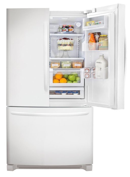 Gallery FGUN2642LE 25.8 Cubic Ft French Door Refrigerator, Ebony Black N2