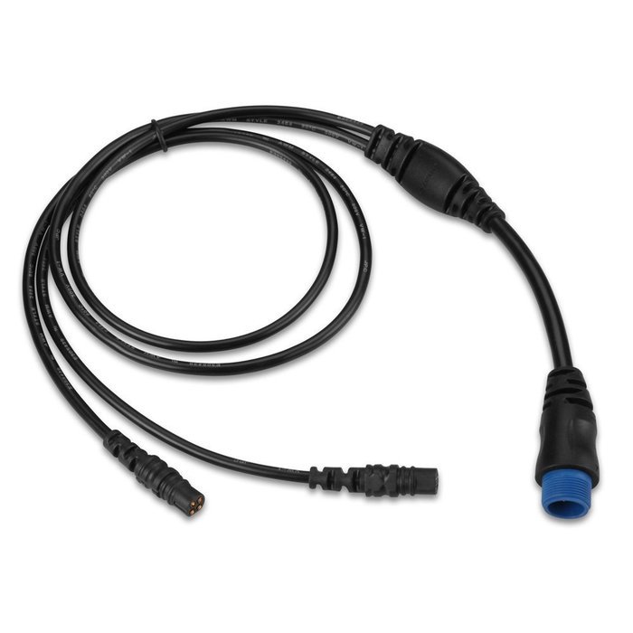 GARMIN Adapter cable, MFG # 010-11947-00, 8 pin transducer to 4 pin sounder, 2' length. /...