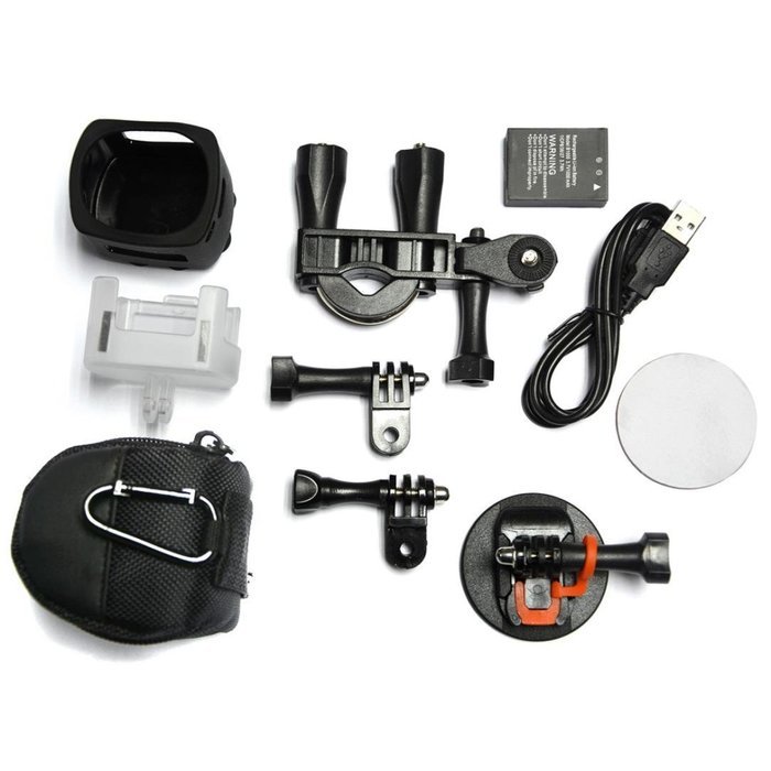 DEESEE(TM) AMKOV AMK100S 360 Degree 8MP 1440P WiFi Action Camera without Waterproof Case