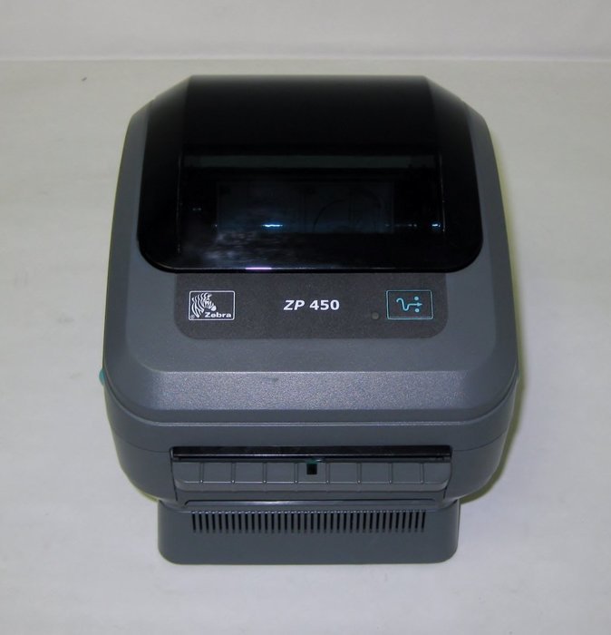 Zebra ZP450 Thermal Label Printer Bundle (1,000 labels included) N2
