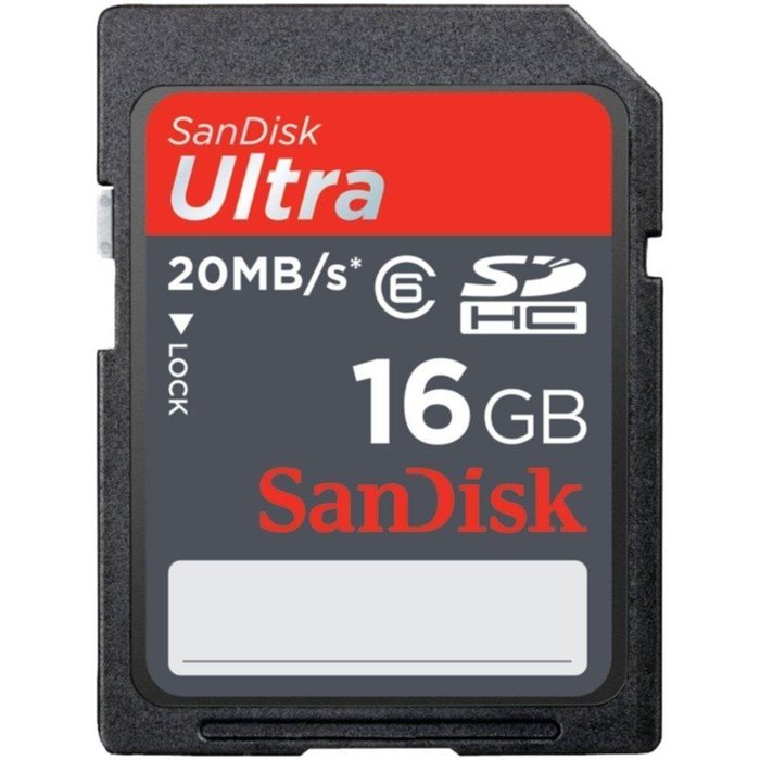 SANDISK SDSDU-016G-A46 Ultra(R) SDHC(TM) & SDXC(TM) Memory Card (16GB) consumer electronics