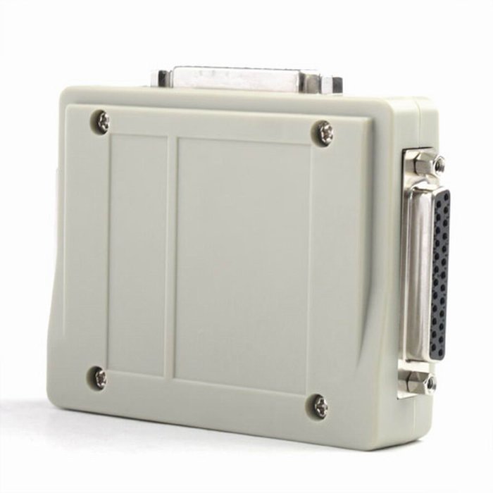 2 Port Parallel Printer Compact Auto Switch Box Connector N2