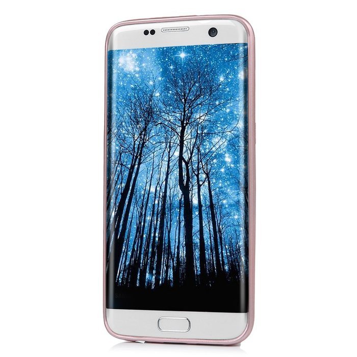 Badalink Galaxy S7 Edge Case Soft TPU Rubber Skin Bumper Case Shockproof Flexible Easy Grip Smooth Touch Slip... N12