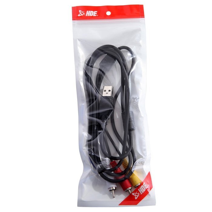 HDE 3 RCA to USB Audio/Video A/V Camcorder Adapter Cable for TV/Mac/PC