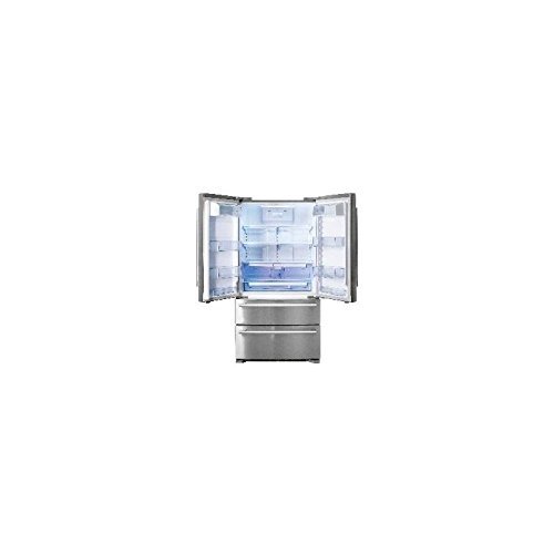 Fugor Milano Stainless Steel 36 Inch Wide 20.8 Cu. Ft. French Door Counter Depth Refrigerator with External Touch...