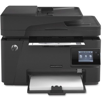 HP LaserJet Pro M127FW Laser Multifunction Printer - Monochrome - Plain Paper Print - Desktop - Copier/Fax/Printer...
