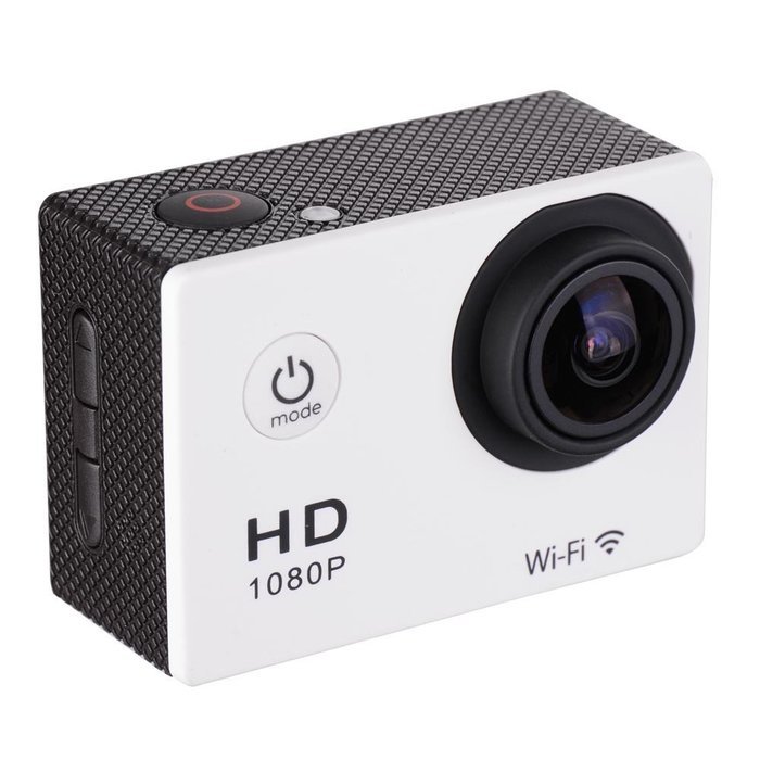 30M Waterproof Sport Action Camera WiFi 1080P Full HD Bicycle Helmet Car White N5