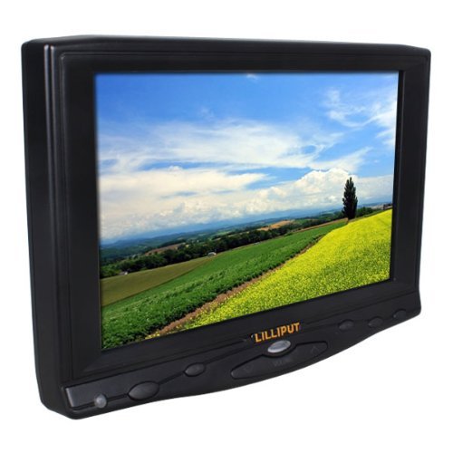 Lilliput 7" 619A 1080P on-Camera Field Monitor VGA/AV/HDMI/DVI Input N6