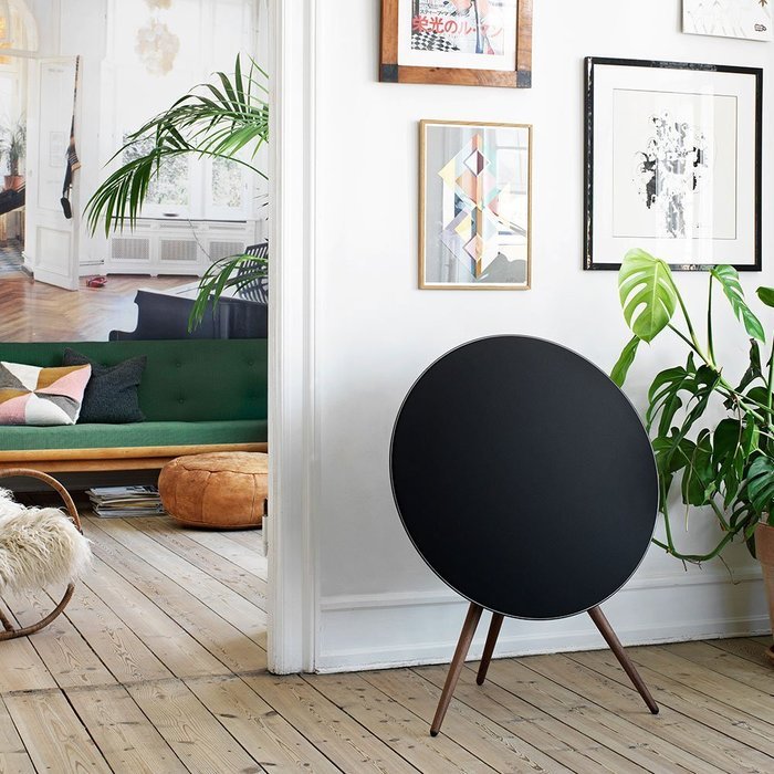 B&O PLAY by Bang & Olufsen Beoplay A9 Music System Multiroom Wireless Home Speaker (White & Maple) N3