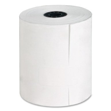 Thermal Credit Card Paper Roll, 3-1/8"x230', 10/ct, White