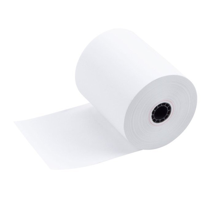 2 1/4" x 80' Thermal Paper (50 Rolls), Works for Verifone Vx610