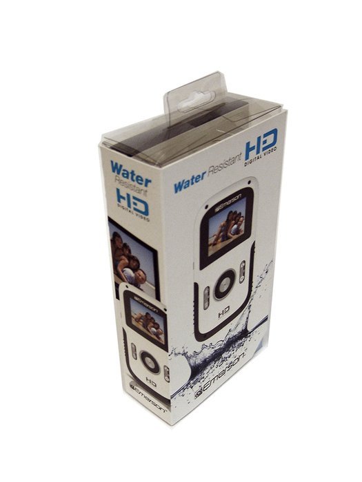 Emerson EVC1800 HD Flash Memory Camcorder | White N6