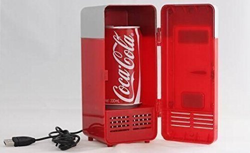 FreshGadgetz USB Desktop Mini Refrigerator Beverage Cooler Warmer Fridge N3