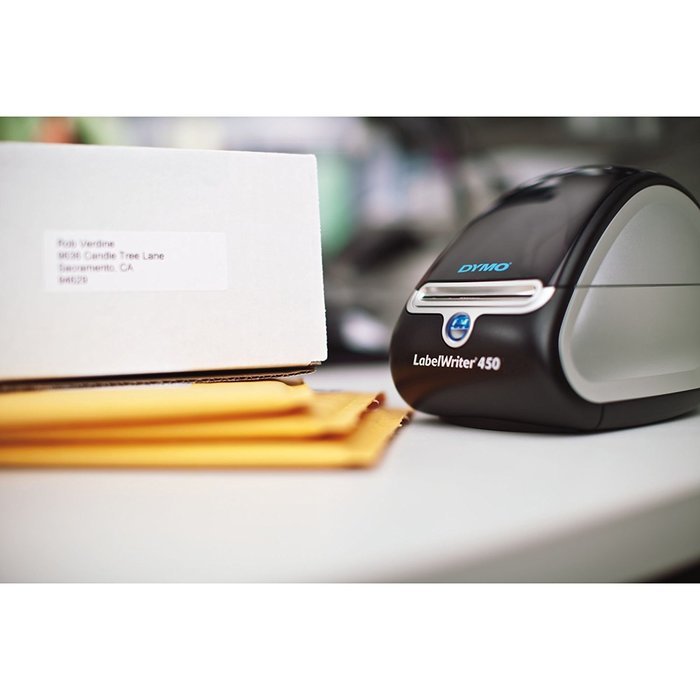 DYMO LabelWriter 450 Thermal Label Printer (1752264) + 2 bonus Multi-Purpose Rolls N5